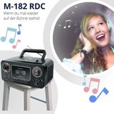 Muse - M-182 RDC - Radio - Zwart - Draagbaar - FM/MW - Cd-speler