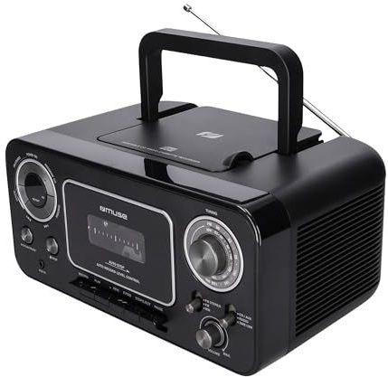 Muse - M-182 RDC - Radio - Zwart - Draagbaar - FM/MW - Cd-speler