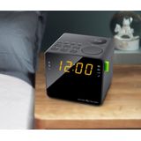 Muse - M-187CR - Digitale Wekkerradio - Zwart - LED-display