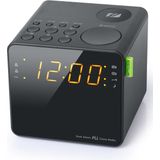 Muse - M-187CR - Digitale Wekkerradio - Zwart - LED-display