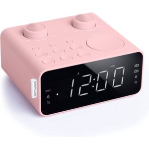Muse M-17CPK - Digitale Wekkerradio - Roze - Groot Display