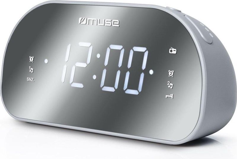 Muse M-170CMR - Wekkerradio - Spiegeldisplay - LED-Display - Back-up functie
