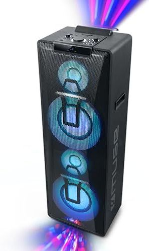 Muse M-1990DJ - Krachtige DJ party speaker met CD en bluetooth, (1.000 Watt)