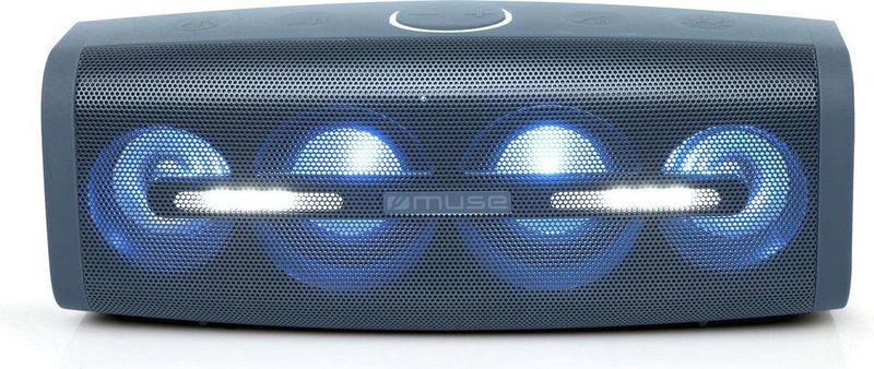 Muse M-830DJ - Draagbare bluetooth speaker, spatwaterdicht met verlichting