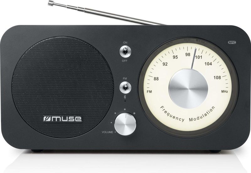 Muse - M-095 BT - Draagbare Radio - Rood - Bluetooth - FM