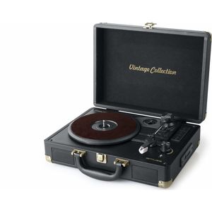 Muse - MT-103GD - Kofferplatenspeler - Zwart - Met Bluetooth en Encoding-functie