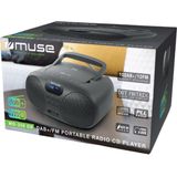 Muse MD-208DB - Boombox met DAB+/FM-radio en CD-spele - Zwart