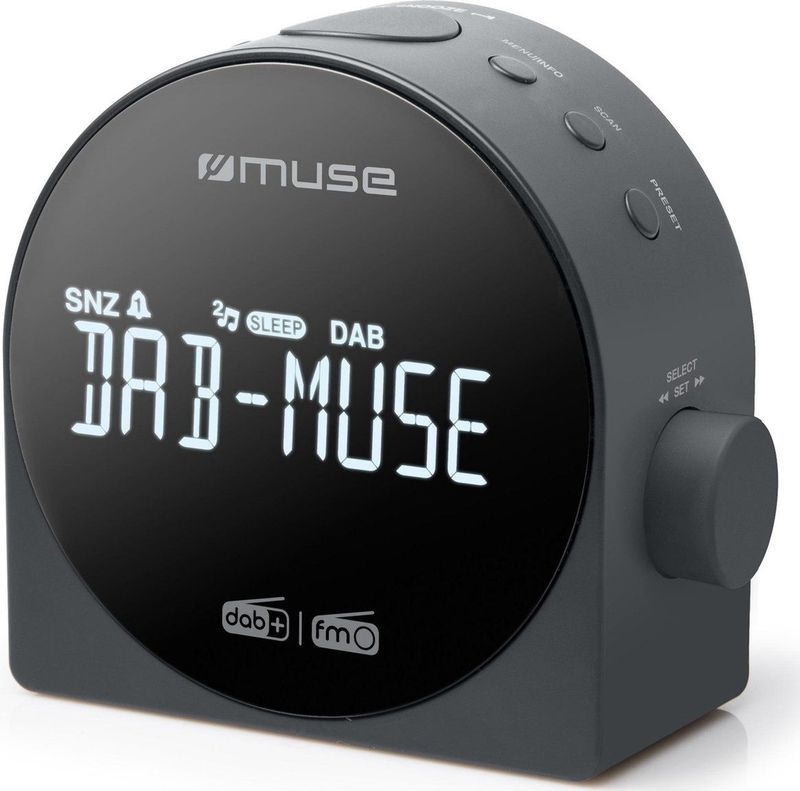 Muse - M-185CDB - Digitale Wekkerradio - DAB+/FM - Groot Display