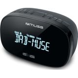 Muse M-150CDB - Stijlvolle Wekkerradio met Groot LCD-displa - DAB+