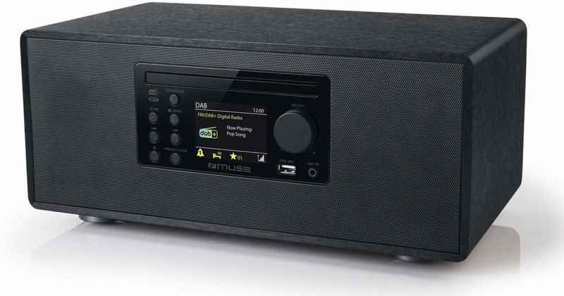 Muse M-695DBT - Micro-audiosysteem - Zwart - DAB+/FM-Radio, Bluetooth, CD, USB