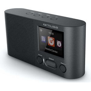 Muse M-112DBT - DAB+/FM-radio met Wekker en Bluetooth