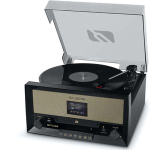Muse MT-110DAB - Muziekcenter met platenspeler, DAB+/FM-radio, CD en bluetooth