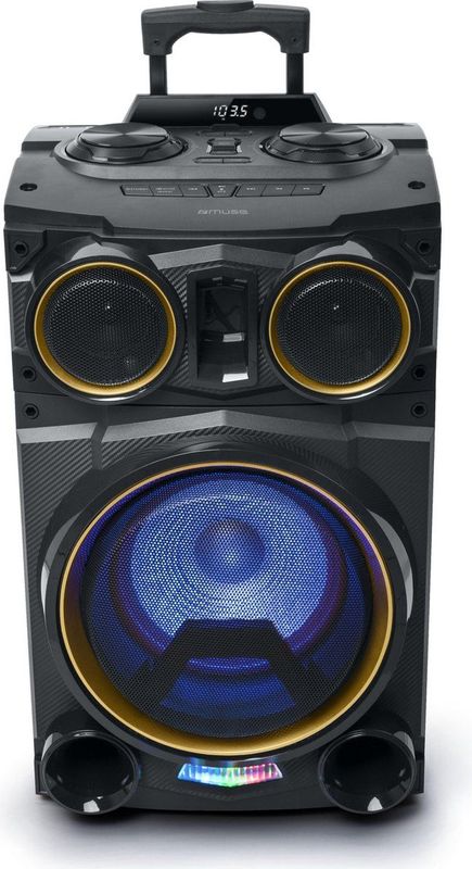 Muse - M-1938DJ - Bluetooth Party Speaker - Zwart - 500 Watt