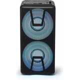 Muse DJ Party Box Bluetooth-luidspreker, cd-speler (M-1820 DJ), stereokoppeling, kleurveranderende lichten, draagbaar, ingebouwde batterijen, 150 W