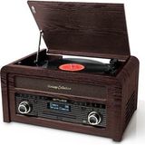 Muse MTB-1150DAB - Vintage Muziekcenter met DAB+/FM-radi - CD- en Platenspeler en Bluetooth