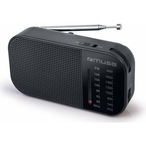 Muse - M025R - Draagbare Radio - Zwart - Compact Ontwerp