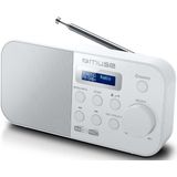 Muse - M-109DBW - Digitale DAB+ / FM Radio - Wit - Compact