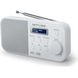 Muse - M-109DBW - Digitale DAB+ / FM Radio - Wit - Compact