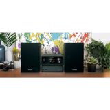 Muse M-70DBT - Micro-audiosysteem - Kleur Zwart - DAB+/FM-radio, CD, USB, Bluetooth