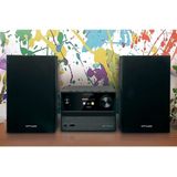 Muse M-70DBT - Micro-audiosysteem - Kleur Zwart - DAB+/FM-radio, CD, USB, Bluetooth