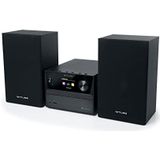 Muse M-70DBT - Micro-audiosysteem - Kleur Zwart - DAB+/FM-radio, CD, USB, Bluetooth