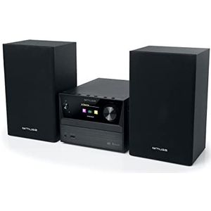 Muse M-70DBT - Micro-audiosysteem - Kleur Zwart - DAB+/FM-radio, CD, USB, Bluetooth