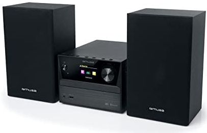 Muse M-70DBT - Micro-audiosysteem - Kleur Zwart - DAB+/FM-radio, CD, USB, Bluetooth