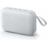 Muse M-308BTW - Compacte draagbare bluetooth speaker met stoffen bekleding, wit