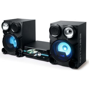 Muse - M-80DJ - Micro-audiosysteem - Zwart - Bluetooth - FM-radio - CD