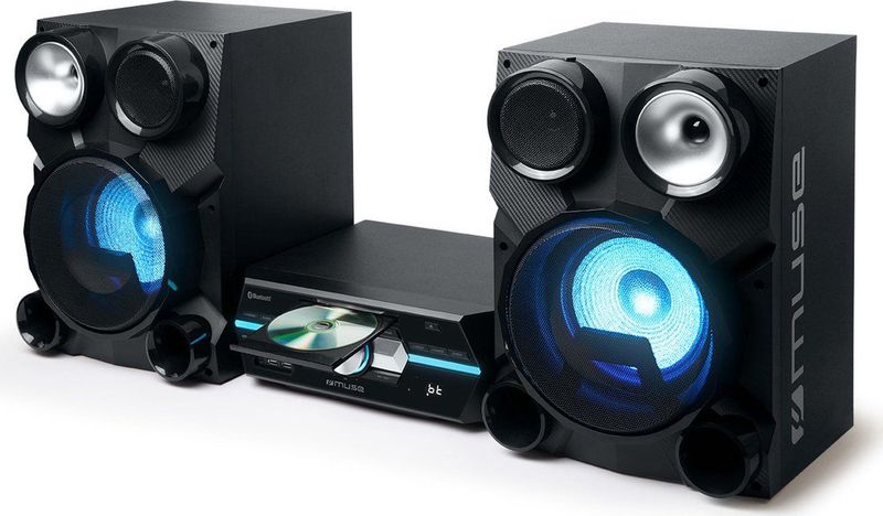 Muse - M-80DJ - Micro-audiosysteem - Zwart - Bluetooth - FM-radio - CD