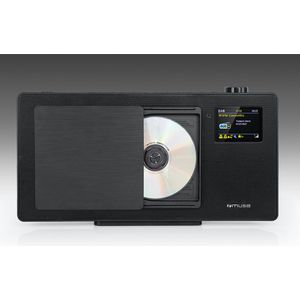 Muse M-65DBT - Microsysteem met DAB+, CD, USB en bluetooth, zwart