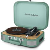 Muse MT-201WG - Bluetooth Kofferplatenspeler - Mintgroen - Compact