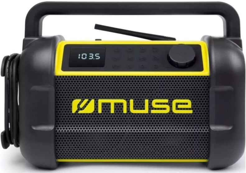 Muse M-928BTY - Bouwradio - Draadloze Bluetooth - IP64 Spatwaterdicht