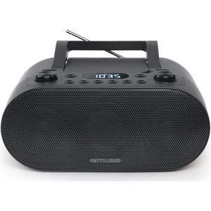 Muse M-35BT - Draagbare Radio/CD-Speler - Zwart - MP3-compatibel