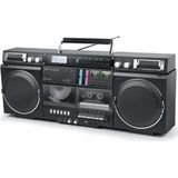 Muse M-380GB - Ghettoblaster met, FM, CD, cassette, USB, SD, 80 Watt