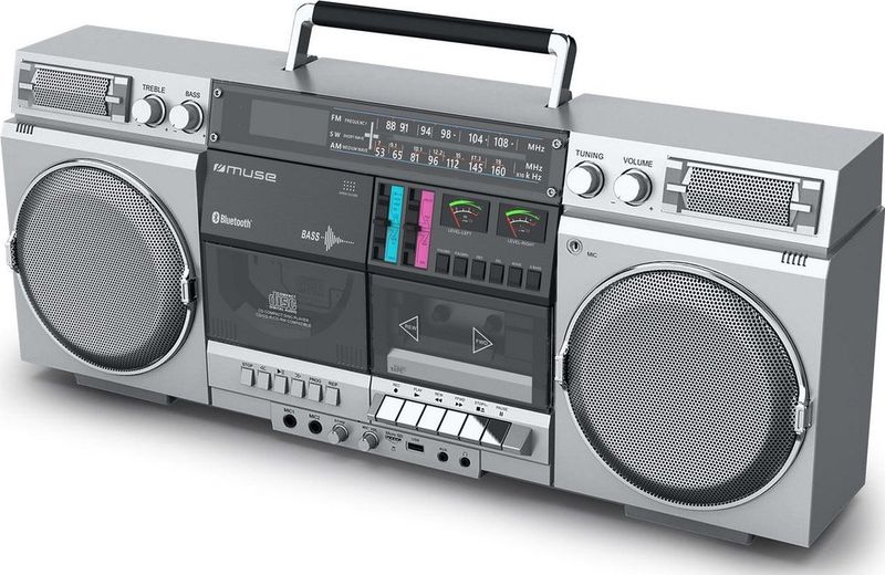 Muse M-380GBS - Ghettoblaster Me - F - C - Cassett - US - S - 80 Watt