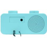 Muse M-17CB - Digitale wekkerradio met groot display, blauw