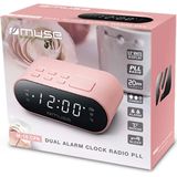 Muse M-10 Wekkerradio - Roze - Digitale Smartfuncties
