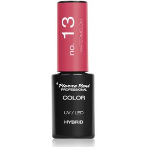 Pierre René Nails Hybrid Gel Nagellak voor UV/LED Lamp Tint No. 13 Watermelon 6 ml