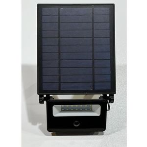 Solar Straler Zwart 16w Met Nachtlampje En Bewegingsmelder