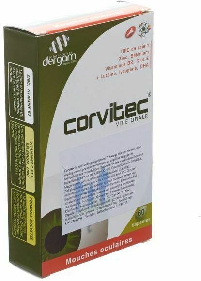 Corvitec - Voedingssupplement - Ondersteuning Ogen - Natuurlijke Ingrediënten