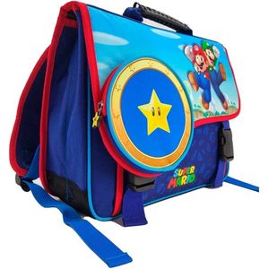 Super Mario school boekentas 2 compartimenten 38x34x16