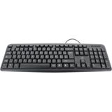 Mobility Lab ML300450 bekabeld deluxe-toetsenbord, ergonomisch, elegant en modern design, zachte en stille toetsen, standaard USB-poort en AZERTY-indeling, zwart
