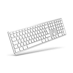 Mobility Lab ML300900 Frans toetsenbord AZERTY draadloos voor Mac - wit en zilver