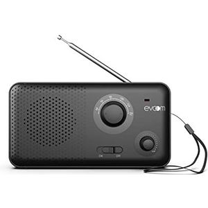 Evoom EV306407 Diya analoge radio zwart