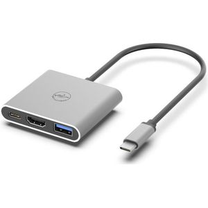 Mobility Lab MAC8010 USB-C naar HDMI-adapter, zilverkleurig