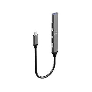 Mobility Lab USB-C adapter hub – 4 USB-poorten – supersnelle gegevensoverdracht – MacOS en Windows compatibiliteit