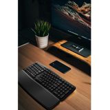 Mobility Lab - Ergonomisch Draadloos Toetsenbord - Met Magnetische Polssteun - Compatibel met Windows
