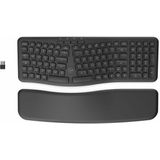 Mobility Lab - Ergonomisch Draadloos Toetsenbord - Met Magnetische Polssteun - Compatibel met Windows