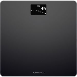 Withings Body, Elektronische Personenwaage, 180 kg, 100 g, Schwarz, 5 kg, kg, lb, ST